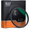 K&F Concept 55mm CPL, tenký, so zelenou povrchovou úpravou