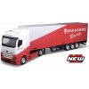 Bburago 2024 Bburago 1:43 Truck with trailer MB Actros Gigaspace Firestone BB31460FI