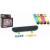 Teddies Skateboard prstový šroubovací plast 9cm s doplňky 4 barvy v krabičce 14x14x4cm