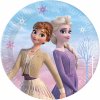 Procos Papierové taniere Frozen Anna a Elsa - 8 ks / 23 cm