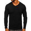 Bolf pánsky pulóver s výstrihom do V YY03 čierny