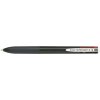 Guľôčkové pero, 0,27 mm, stláčací mechanizmus, čierne, PILOT Super Grip G, 4 farebné
