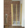 Dvojkrídlové sprchové dvere Sanovo T2 GOLD 100 - 96-101x190cm (T2G_100C)