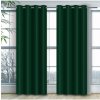 Mondo Italia Hotový záves na kruhoch Heaven tmavozelený Zelená 140x230 cm