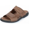 Pánske šľapky RIEKER 25592-25 hnedá S6 45