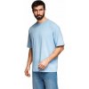 Pánske bavlnené tričko LOOSE FIT modré pohodlné V7 OM-TSBC-0267 veľ. XL