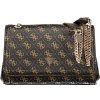 Štýlová Dámska Kabelka GUESS JEANS 24.0X16.0X6.0cm Hnedá Farba: hnedá, Velkost: UNI