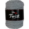 Vlna - Hep Twist 5 mm 8235 tmavě šedá