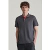 POLOKOŠEĽA GANT REG CONTRAST PIQUE SS RUGGER ANTRACIT MELANGE