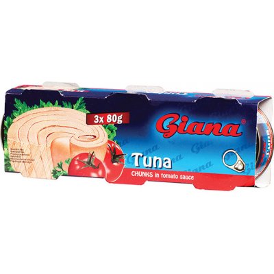 Giana Tuniak kúsky v paradajkovej omáčke 3 x 80 g