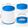 Crystalline Pool Spa Filter Filtračné kartuše SC824