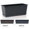 Kinekus Truhlík s miskou RATOLLA CASE P čierny, 58,7x17,3x15cm, 9,9L