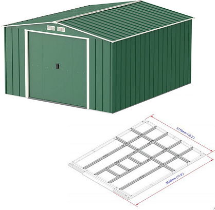 DURAMAX COLOSSUS ECO XXL 11,6 m2 + podlahové profily Duramax 61361 + 57222