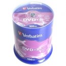 Verbatim DVD+R 4,7GB 16x, 100ks