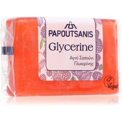 Papoutsanis mydlo na telo Glycerine Red tuhé 125 g