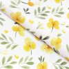 Goldea teflónová látka na obrusy - kvety pupalky 160 cm