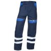 Ardon COOL TREND REFLEX Montérkové nohavice do pása 54, Tmavo modrá-Svetlo modrá