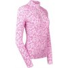 Dámska golfová mikina Pure Golf Serenity Azalea Zebra S Ružová