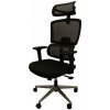 ZLKL Ži0013 Ergonomická kancelárska stolička čalúnená čierna