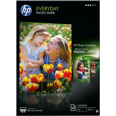 HP Foto papier EveryDay Photo Q5451A, A4, 25 ks, 200g/m2, lesklý (Q5451A)