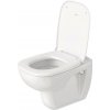 | Duravit 45351900A1 - Závesné WC s sedátkom D-CODE keramika/lesklá biela | 45351900A1