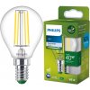 LED žiarovka E14 guľka P45 2,3W = 40W 485lm 210lm/W 4000K neutrálna biela 300° CLASS A UltraEfficient Philips