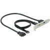 Delock Záslepka slotu 1 x port USB Type-C™ a 1 x port USB Typu-A