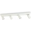 Ideal Lux 229089 stropná a nástenná bodová lampa Rudy 4x35 W | GU10 - biela