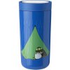 Termohrnček TO GO CLICK MOOMIN CAMPING 400 ml, modrá, Stelton