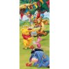 Dverová fototapeta - DV0595 - Macko Pú a priatelia 91cm x 211cm - Samolepiaca fólia
