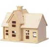 Woodcraft Drevené 3D puzzle Domček