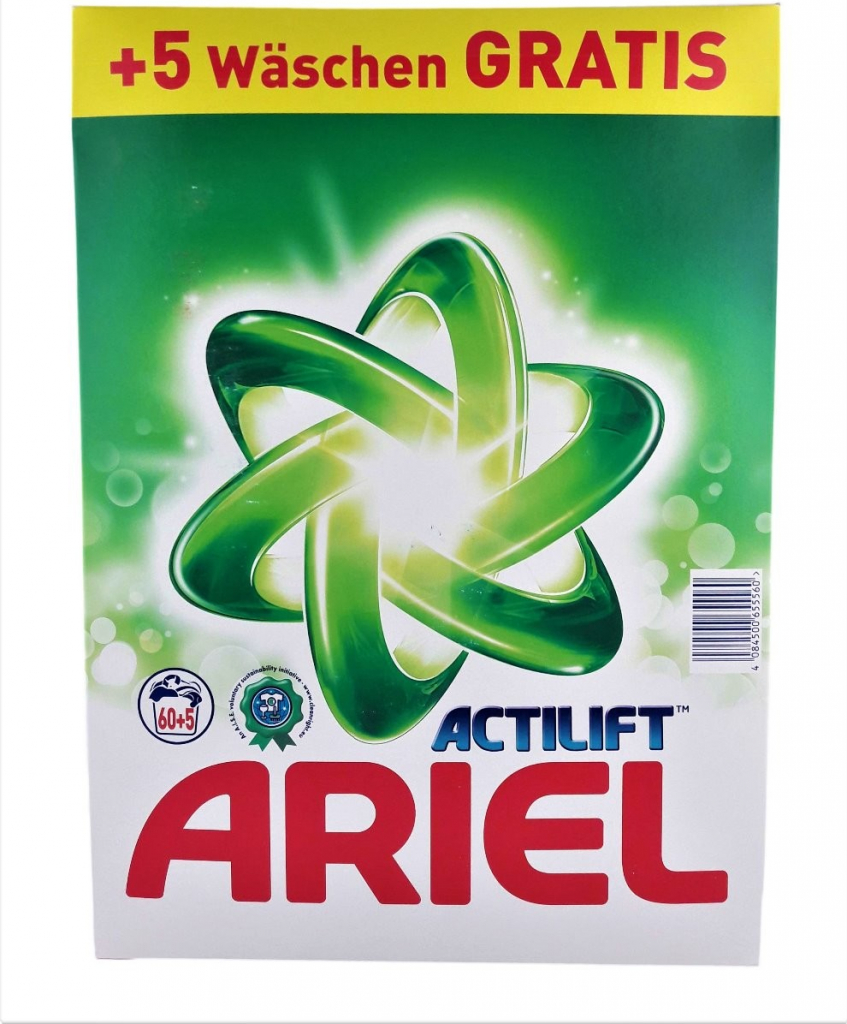Ariel na biele prádlo prací prášok 4,225 kg 65 + 5 PD od 11,4 € - Heureka.sk