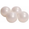 MeowBaby® plastové loptičky do suchého bazéna 7cm, 25ks - biele perletové