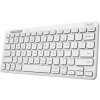 Klávesnica Trust LYRA Compact Wireless Keyboard - US, biela (25097)