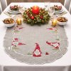 RAEBEL Vianočný obrus 5790 sivá Polyester 40x90 cm