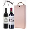 Bordeaux 2fl. v darčekovom balení + profi vývrtka