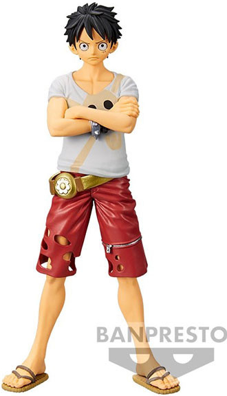 Banpresto One Piece Film Red DXF Grandline Men PVC Statue Luffy 16 cm