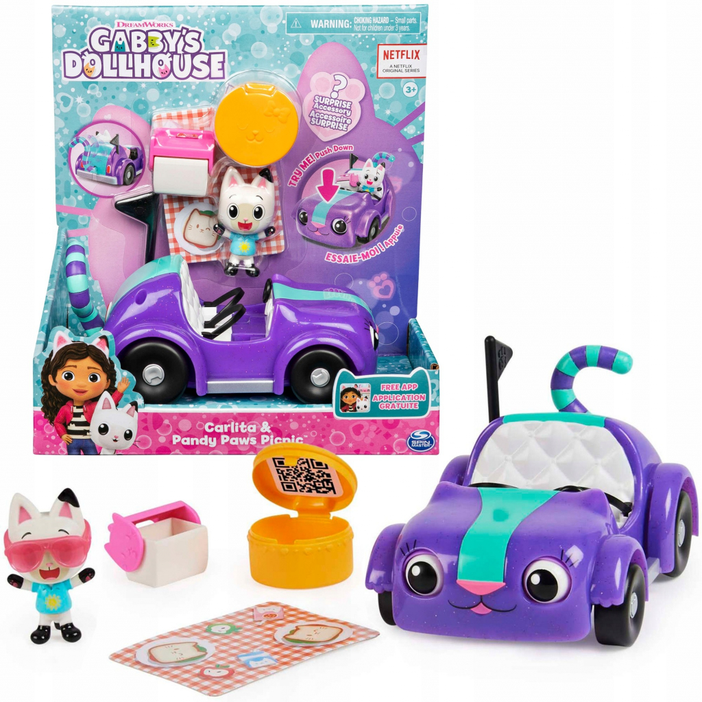 Spin Master GABBY\'S DOLLHOUSE VOZIDLO S FIGÚRKOU