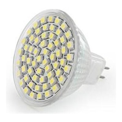 Whitenergy Led žiarovka 60xSMD 3,7W GU5.3 teplá biela refl