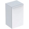 GEBERIT SMYLE SQUARE 36 x 32,6 x 60cm bočná skrinka s dvierkami, ľavé pánty, biela lesklá, 500.360.00.1
