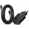 Samsung originálna sieťová nabíjačka EP-TA800EBE s USB Type-C konektorom + USB Type-C kábel EP-DW767JBE, 1,8m, 25W, čierna