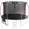 LEAN Sport Trampolína LEAN Sport Max 426 cm - čierno-ružová