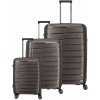 Cestovné kufre set 3ks Travelite AIR BASE S, M, L 213 L hnedá
