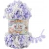 Alize Puffy Fine color 100g Farba: bielo - sivo - fialova 6372