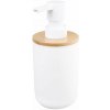 Dávkovač mydla AQUALINE SNOW dávkovač mydla na postavenie 350ml, biela 7578 (7578)