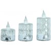 Svietiaca LED sviečka crystal Veľkosť: Velká