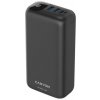 CANYON powerbanka PB-301, 30000mAh Li-poly QC&PD, display, In USB-C + micro USB, Out 1x USB-C + 2x USB-A, černá