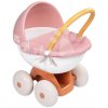 Hlboký kočík s textilom Pram Soft Baby Nurse Smoby pre 42 cm bábiku s 54 cm vysokou ergonomickou rúčkou od 18 mes