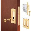 ACT Súprava na posuvné dvere HR (mosazd), WC sada, kľučka-kľučka, WC kľúč, AC-T Mosadz