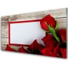 Sklenený obklad Do kuchyne Ruže kvety rastlina 100x50 cm